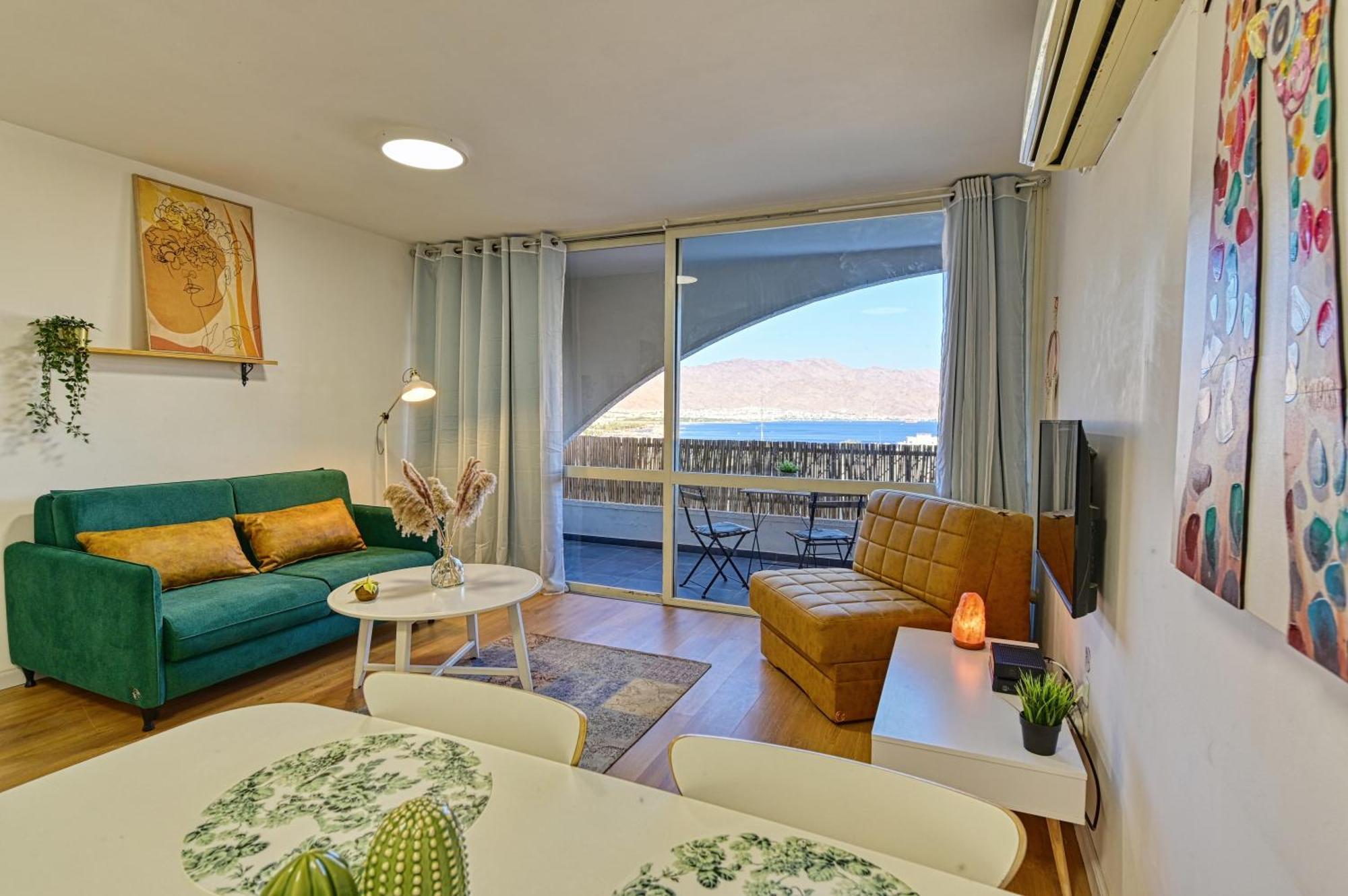 Apartament יחידת בוטיק מעוצבת עם נוף למפרץ במיקום מצויין Ejlat Zewnętrze zdjęcie