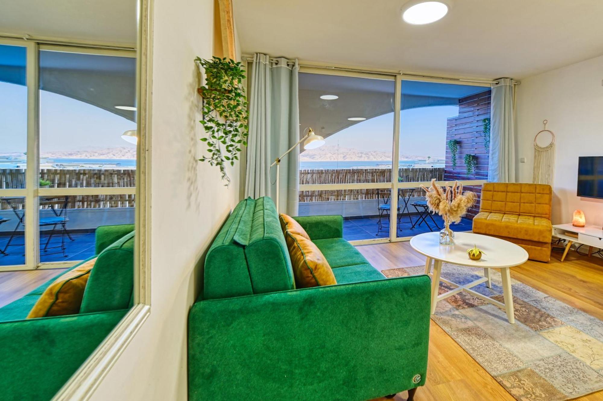 Apartament יחידת בוטיק מעוצבת עם נוף למפרץ במיקום מצויין Ejlat Zewnętrze zdjęcie